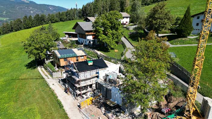 Errichtung Wohnhaus in Obervöls